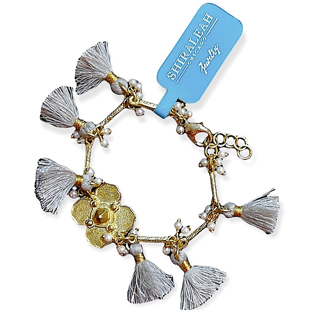 Shiraleah Anthropologie Freya Bracelet Gray